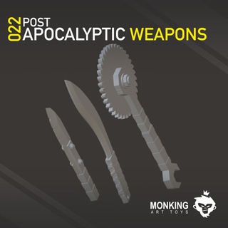 post apocalyptic weapons 3d print model - Mito3D