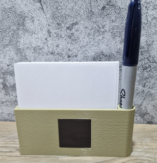 postar notas caneta suporte magnético Ferramentas geladeira faça garagem oficina 3d print model - Mito3D