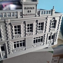 post office abbeville 1940 game boltaction ww2 tabletop games postoffice 15mm 28mm wargames miniatures figures tabletopgames battleoffrance building 3d print model - Mito3D
