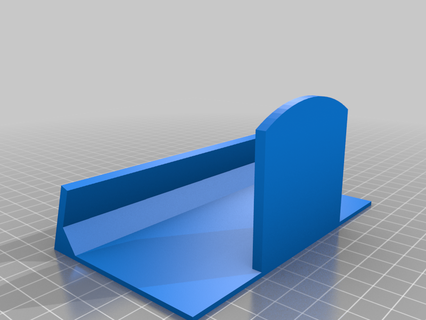 postcard stand text space household 3d print model - Mito3D