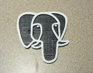 postgres elefante animal 3d print model - Mito3D