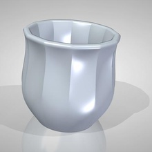 pot Kunst rdesings vase 3d print model - Mito3D