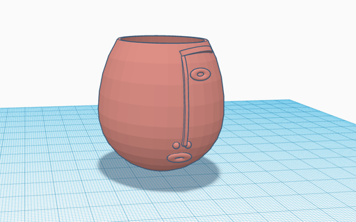 pot decoration vase house 3d print model - Mito3D