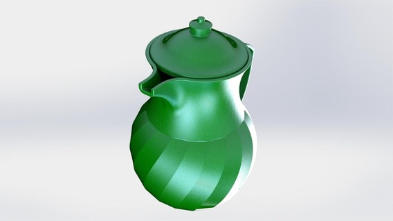 pot pot household  3d print model - Mito3D