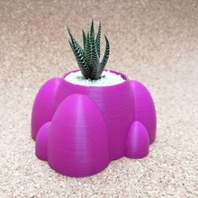 pot planteur modèle goutte fleur cactus succulent décor décoration plante 3d print model - Mito3D