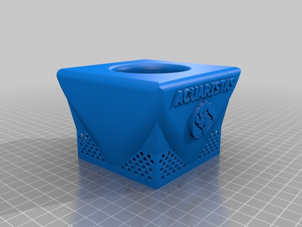 pot aquarium v20 catégorisé 3d print model - Mito3D