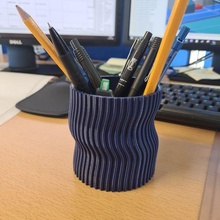 pot cup pencilcup 3d print model - Mito3D