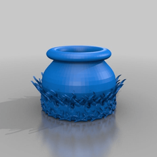 pot fire art models 3d print model - Mito3D