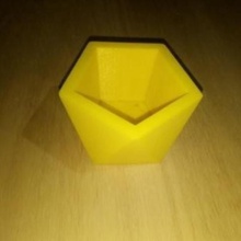 pot flowerpot geometical planter home 3d print model - Mito3D