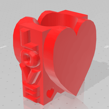 pot love home cement mold bubble flower pt heart mould flowerpot printer printing 3d 3d print model - Mito3D