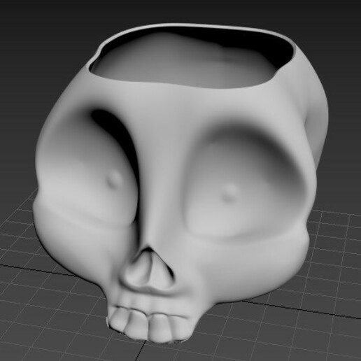 pot matas succulents skull sch del ug cr nio ne pots materas töpfe panelas des you cough your uccidi матера art 3D print model - Mito3D