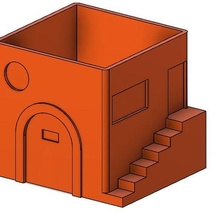 pot modèle maison 3d print model - Mito3D