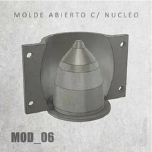 pot mold no 6 flowerpot round square cylinder 3d print model - Mito3D
