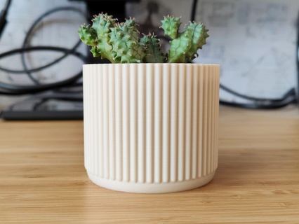 tencere ekici 70's stil tasarım vazo mod yetiştiriciler bitki bitkiler ev küçük dekoratif modern 3d print model - Mito3D