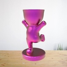 Panela escultura vaso flores matera corrida potes 3d print model - Mito3D