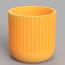 pot rayures 3d impression 3d print model - Mito3D