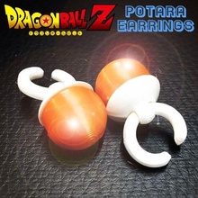 Potara Ohrringe Dragon Ball Schmuck Cosplay fus Brinco Vegetto Drachen Guerreiro Goku Vegetta luta ia stl Impressora 3d print model - Mito3D