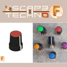 potansiyometre topuzu çeşitli escapegame elektronik potard düğme 3d print model - Mito3D