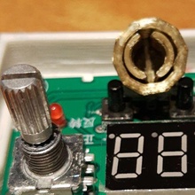 potenziometro pomello attrezzo premi bottone elettronica 3d print model - Mito3D