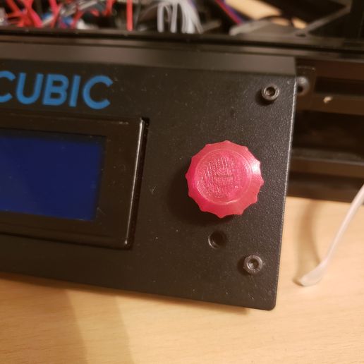 potenciômetro botão simétrico ferramenta 3d impressora partes anycubic Kossel cr10 crialidade 3D print model - Mito3D