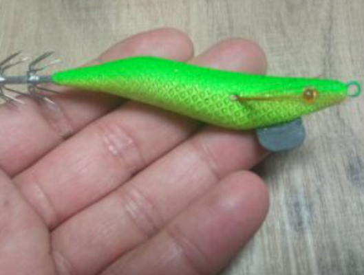 potera handwerkerin tintenfisch sepia handwerker jig pesca beschädigen stock angeln 3d print model - Mito3D
