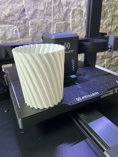 in vaso pianta pentola bicchiere impianti 3d print model - Mito3D