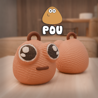 pou keychain crochet Game 3d printing style virtual companion adorable character craftsmanship charming details collectibles artistry printable models gaming inspiration diy crafts digital pet handmade magic cute designs crafty creators to reality collectible figures creative 3d print model - Mito3D