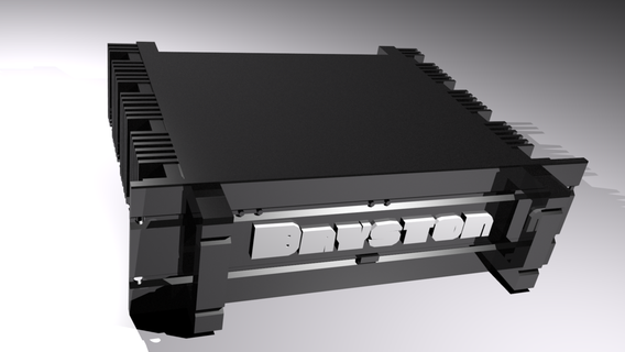 power amplifier replica 1 12 amplificateur bryston miniature miniatures scans replicas 3d print model - Mito3D