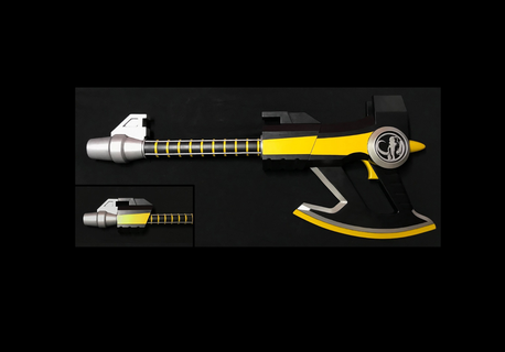 power axe mighty morphin rangers 3d print model - Mito3D