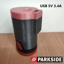 güç banka USB park tarafı x12v araç ısıtma ceket x12volts şarj cihazı 3d print model - Mito3D