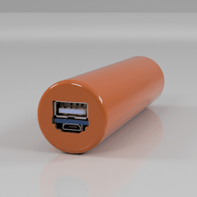 Puissance banque v2 gadget 18650 batterie chargeur DIY fusion360 fusion 360 lithium powerbank USB 3d print model - Mito3D