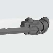 power blade addon spazio guerriero potenza di pugno gioco braccio l'arma lama 3d print model - Mito3D