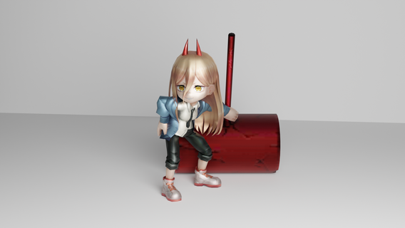 power chainsaw man chiby 3d print model - Mito3D