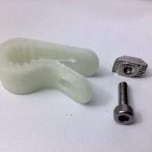 cabo de alimentação alívio tensão ferramenta Impressora 3d peças kossel 2020 folgertech drop grampo suporte do extrusão 3d print model - Mito3D