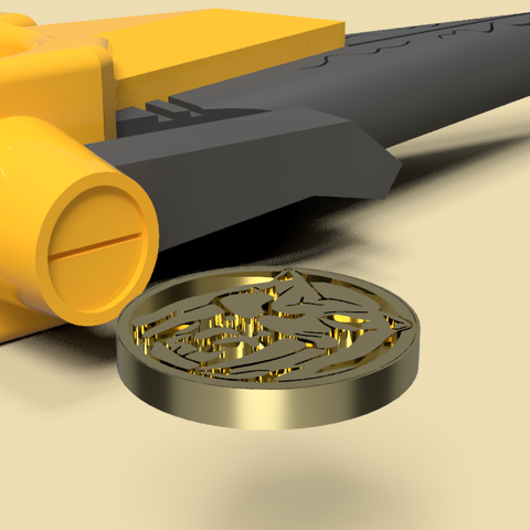 o poder da adaga ranger amarelo super sentai vários 3D print model - Mito3D