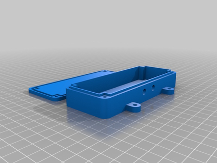 Leistung Distribution Box wasserdicht angepasst Elektronik 3d print model - Mito3D