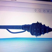 power drill imperial knight 40k miniature warhammer bitz 3d print model - Mito3D