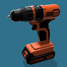 power drill tool toy 3d print model - Mito3D