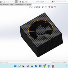 power fan 3d print model - Mito3D