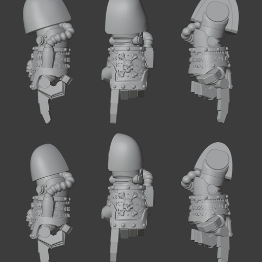 Leistung Faust Beobachter Tod zeigen Spiel Todesuhr 40k scifi 28mm 32mm Kriegshammer 3dprint 3dmodel 3d Spiele Spielzeuge Tafel 3D print model - Mito3D