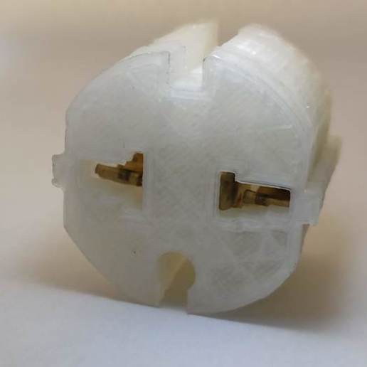 spina di alimentazione tipo b f ue casa parti ricambio potenza l'elettricità il cinese l'adattatore 3D print model - Mito3D