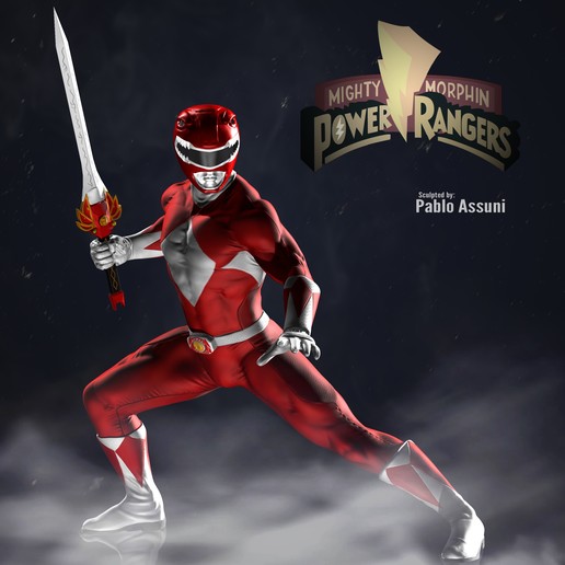 power ranger réseau art hasbro 3D print model - Mito3D