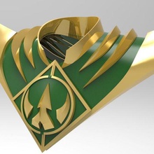 power rangers - lord drakkon shield various cosplay tommy 3d print model - Mito3D