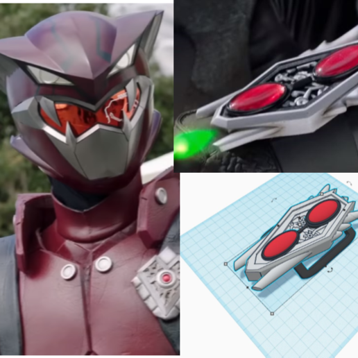 power rangers bestia morphers ir buster cybervillain blaze morpher gadget props cosplay prop sentai 3D print model - Mito3D