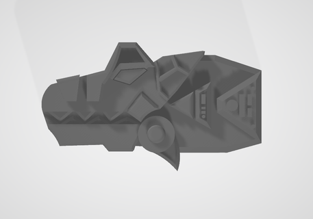 guardabosques carnotaurzord morpher artilugio guardabosque fuerza naturaleza Arte acción 3d print model - Mito3D