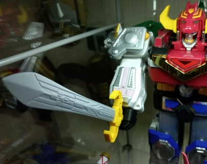 power rangers dx lost galaxy megazord saber super sentai gingaman gingaioh toy sword 3d print model - Mito3D