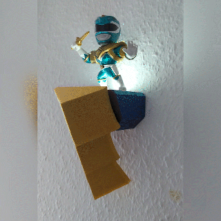 energia ranger mini figure mensola parete figura 3d print model - Mito3D