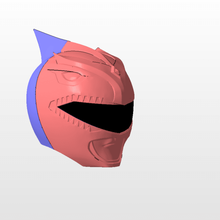 power rangers mmpr red ranger bat sun helmet stl file various sentry boom comics 3d print model - Mito3D