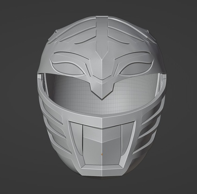 power rangers mmpr white ranger helmet movie 1995 3d print model powerranger whiteranger tommyoliver sentai powerrangerhelmet cosplay 3dprint costume mask powerrangers whiterangers printable hobby mighty morphin mightymorphin movie1995 3d print model - Mito3D