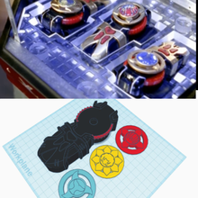 power rangers ninja storm wind morpher coins gadget props cosplay prop sentai 3d print model - Mito3D